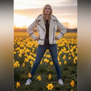 Parajumpers Shearling Hooded Jacket